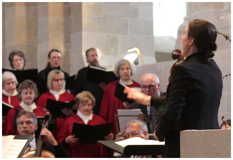 Klosterkirche Lippoldsberg - Passionskonzert 2015 - Kantorin Elisabeth Artelt