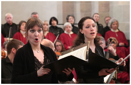 Klosterkirche Lippoldsberg - Passionskonzert 2015 - Sopran und Alt