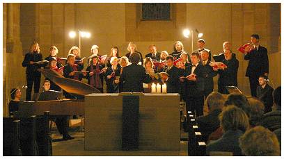 Alle Mitwirkenden an Rossinis Messe in der Klosterkirche Lippoldsberg