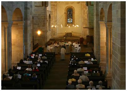 Choralschola - Göttingen in der Klosterkirche Lippoldsberg
