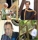 Harfenisten: Petra Kleine-Huxel, Holger Schäfer, Friedrich Hacheney, Tom Daun