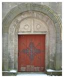 Tür der Klosterkirche Lippoldsberg