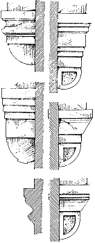 Klosterkirche Lippoldsberg - Konsolen in den Seitenschiffen