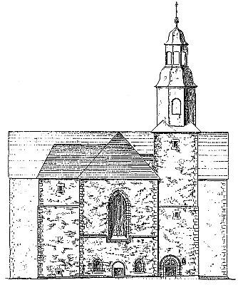 Klosterkirche Lippoldsberg - Westfassade