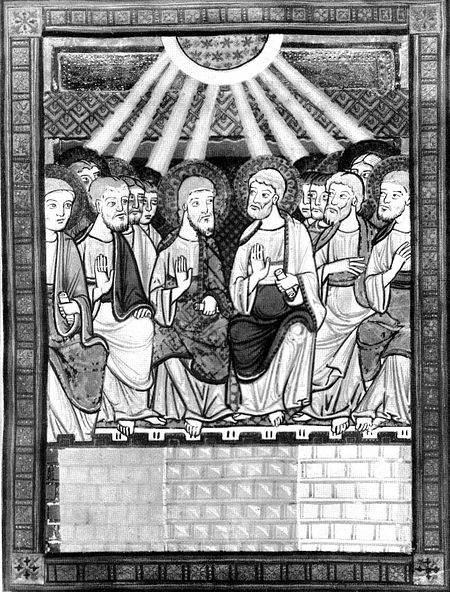 Lippoldsberger Evangeliar - Pfingstfest